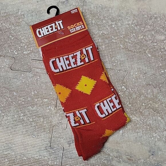 CHEEZIT SOCKS POLY SPANDEX MENS SIZES 6-12 17" LONG - Picture 1 of 5